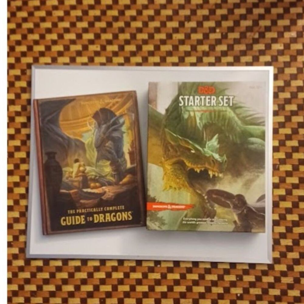 Dungeons and Dragons 5th Starter Set + D&D Complete Guide to Dragons Hardcover
